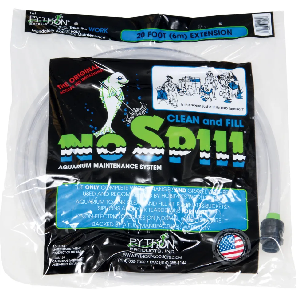 Python No Spill Clean and Fill Extension - 20 ft