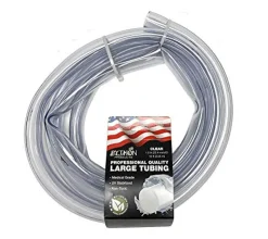 Python Professional Quality Large Tubing - Clear - 1" ID x 10 ft