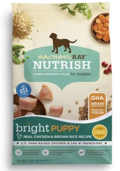 Rachael Ray Nutrish Bright Puppy Natural Chicken & Brown Rice Recipe Dry Dog Food
