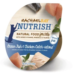 Rachael Ray Nutrish Grain-Free Oceanfish and Chicken Catch-iatore Recipe Wet Dog Food Trays - 2.8 Oz - Case of 24