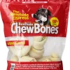 Rawhide Express Beefhide White Chew Bones Assorted Value Pack - Small - 1 Lb