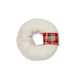 Rawhide Express Donut Natural Dog Chew - Small - 3-5" Inches