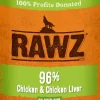 Rawz 96% Chicken & Liver Pate Canned Dog Food - 12.5 oz - Case of 12