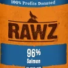 Rawz 96% Salmon Pate Canned Dog Food - 12.5 oz - Case of 12