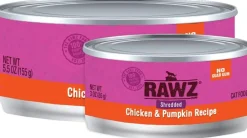 Rawz Shredded Chicken & Pumpkin Canned Cat Food - 3 oz - Case of 18