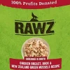 Rawz Shredded Chicken Breast, Duck & NZGM Canned Dog Food - 14 oz - Case of 12