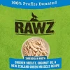 Rawz Shredded Chicken Breast, Coconut Oil & NZGM Canned Dog Food - 14 oz - Case of 12