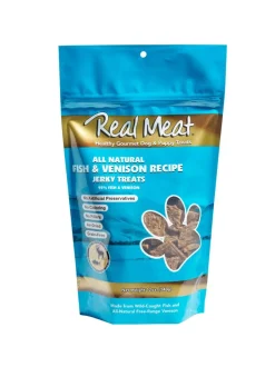 Real Meat Company Grain-Free Fish and Venison Dog Jerky Treats