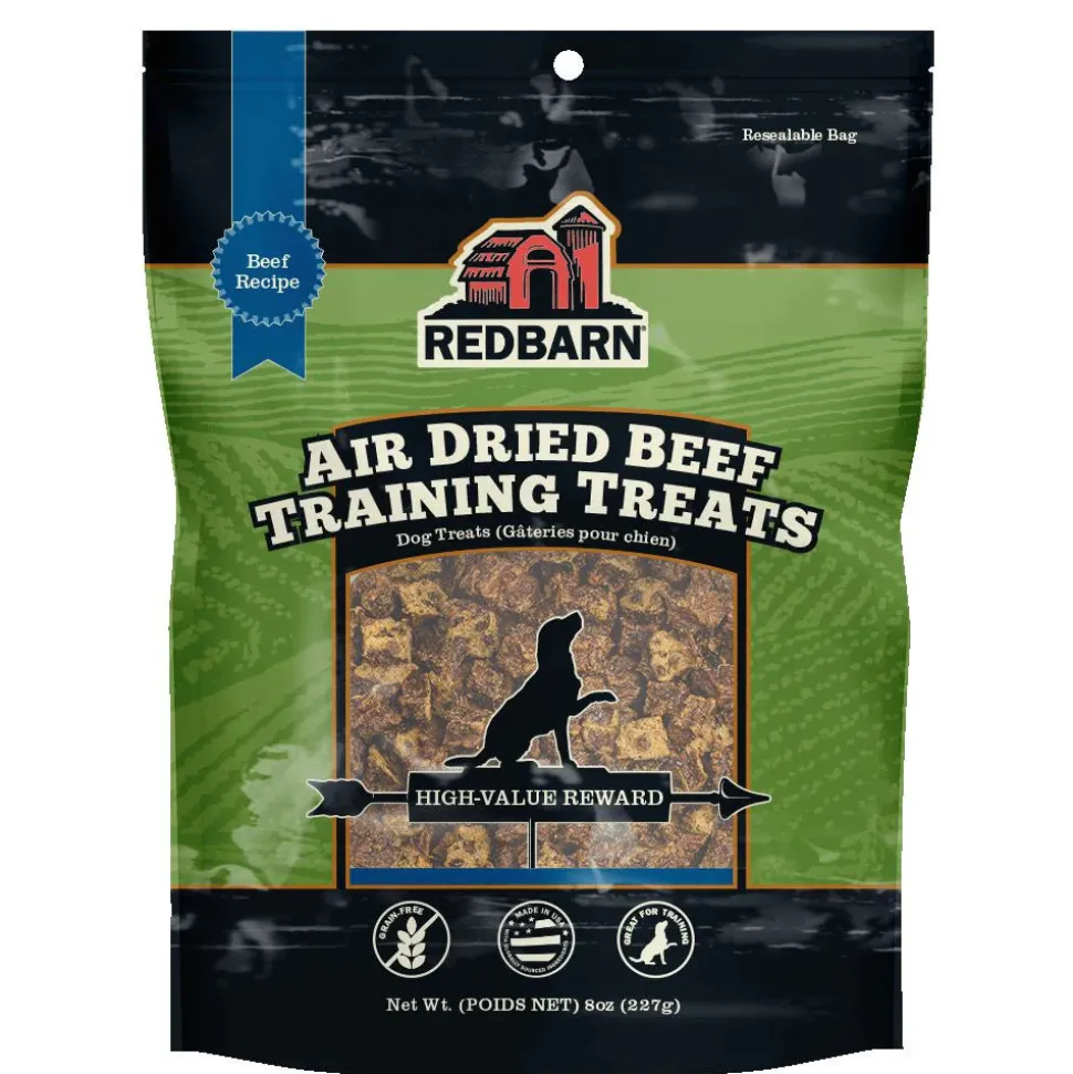 Red Barn Air Dried Beef Training Dog Treats - 8 Oz