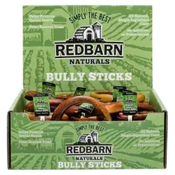 Red Barn Beef Bully Rings Natural Dog Chews - 35 Count