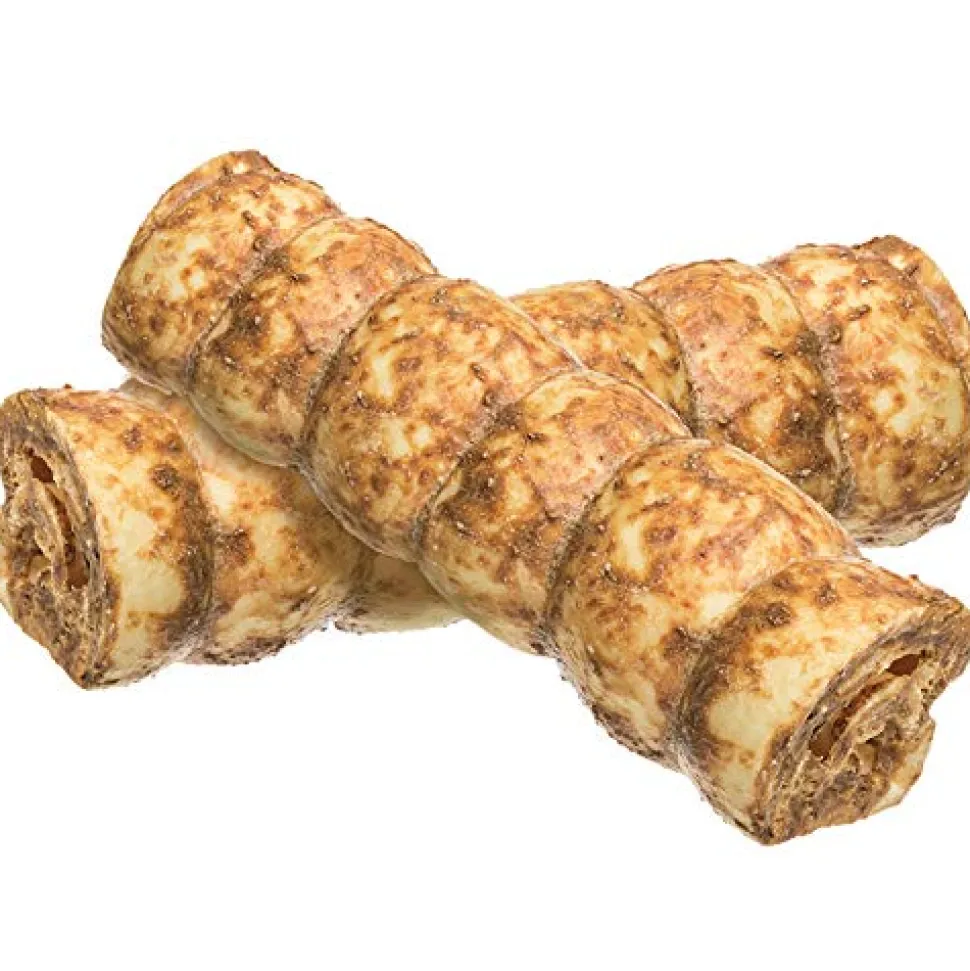 Red Barn Beef Glazed Cheek Rolls Natural Dog Chews - Large - 12 Count