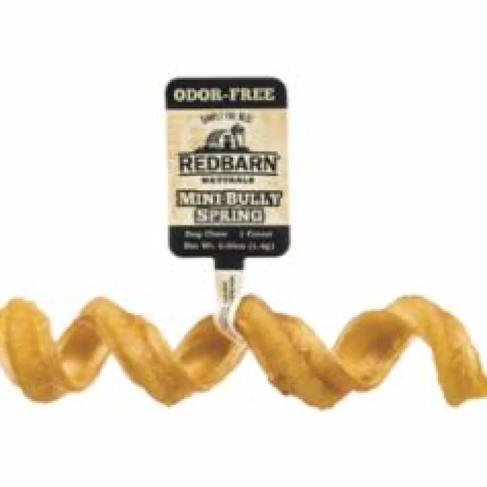 Red Barn Bully Springs Odor Free Natural Dog Chews - 6 Inches - 25 Count