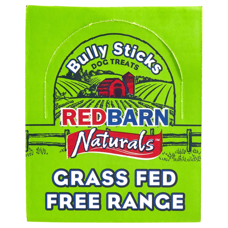 Red Barn Bully Stick Braided Natural Dog Chews - Mini - 75 Count