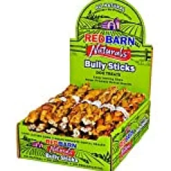 Red Barn Bully Stick Braided Natural Dog Chews - 12 Inches - 25 Count