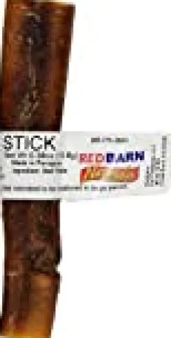 Red Barn Bully Stick Natural Dog Chews - 5 Inches - Case of 50