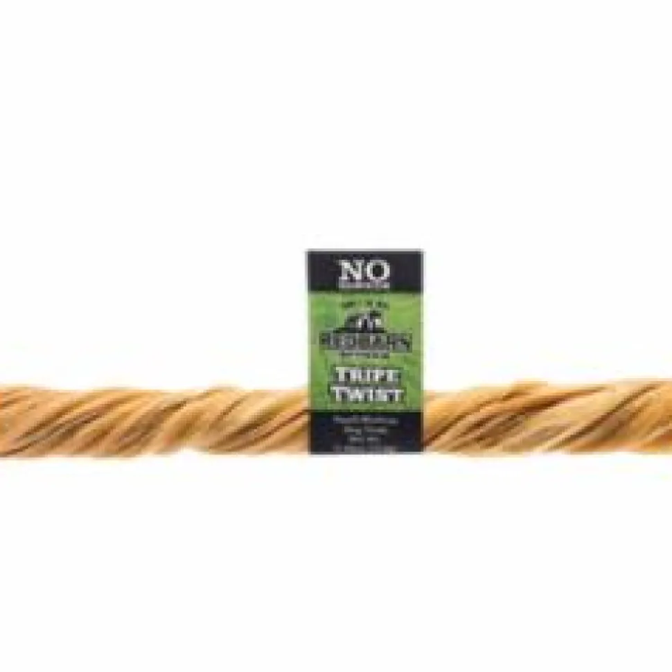 Red Barn Dog Tripe Twists Chewy Dog Treats - 6 Inches - Small / Medium - 35 Count