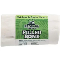 Red Barn Filled Bones Chicken Apple Natural Dog Chews - Small - 3.5 Oz - Case of 20