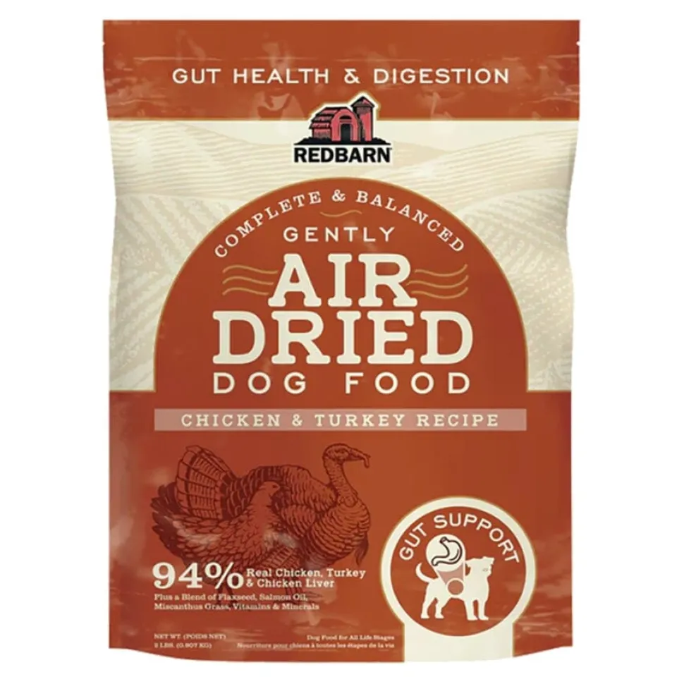 Red Barn Grain-Free Gut Health Chicken and Turkey Recipe Gently Air-Dried Dog Food