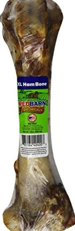 Red Barn Ham Bones Natural Dog Chews - Extra Large - 20 Count
