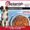 Replenish Canned Dog Food - Beef and Vegetable - 13.2 Oz - Case of 12