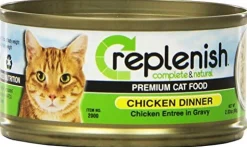 Replenish Grain-Free Canned Cat Food Canned Cat Food - Chicken - 2.8 Oz - Case of 24