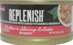 Replenish Grain-Free Canned Cat Food Canned Cat Food - Chicken and Shrimp - 2.8 Oz - 1 Each