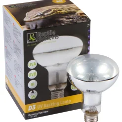 Reptile Systems Mercury Vapor D3 UV Reptile Basking Lamp - 80 Watt