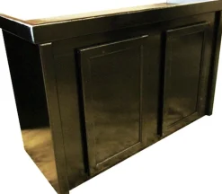 R&J Enterprises Birch Series Cabinet Aquarium Stand - Black - L:48" X W:18" X H:30" Inches