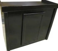 R&J Enterprises Birch Series Cabinet Aquarium Stand - Black - L:36" X W:18" X H:30" Inches