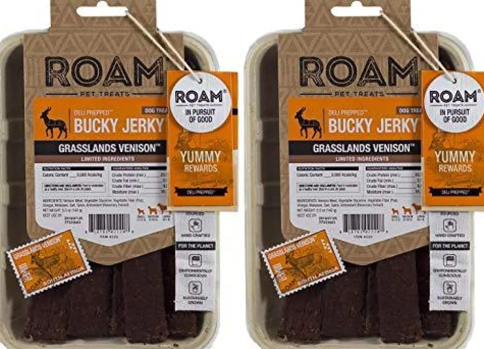 Roam Bucky Jerky Dog Jerkey Treats - 5 oz Box