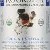 Rockster Duck a La Royale Premium Duck Organic Canned Dog Food - 12 Oz - Case of 12