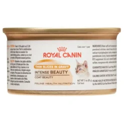 Royal Canin Intense Beauty Thin Slices in Gravy Canned Cat Food - 3 Oz - Case of 24