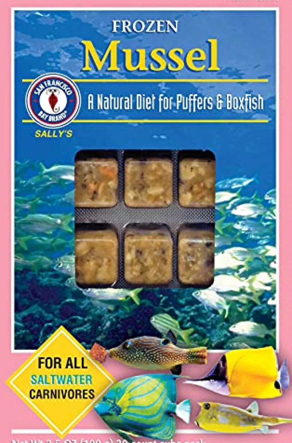 San Francisco Bay Brand Frozen Mussel Cubes - 30 Cubes - 3.5 oz