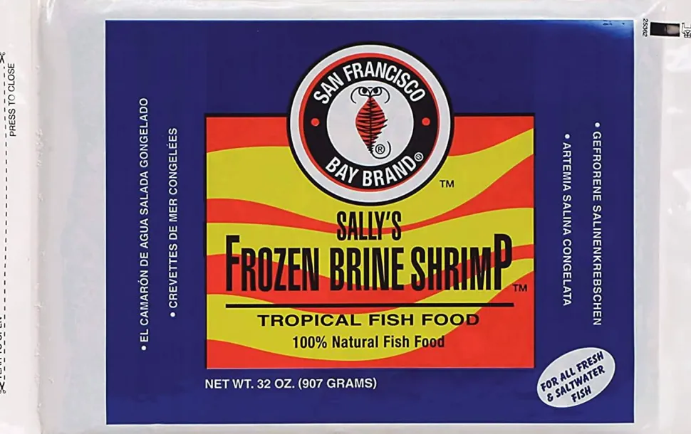 San Francisco Bay Brand Frozen Brine Shrimp - 32 oz