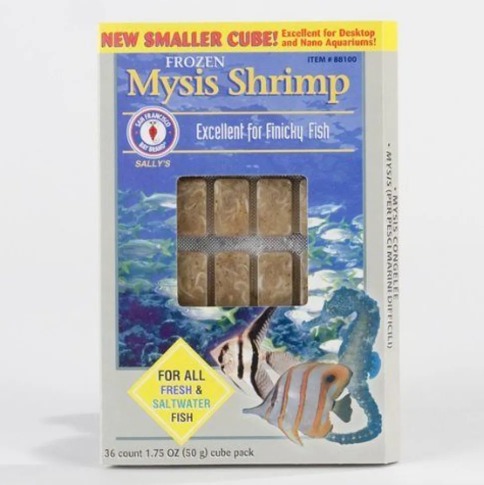 San Francisco Bay Brand Frozen Mysis Shrimp - 36 Cubes - 1.75 oz