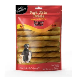 Savory Prime Beggar Bone Pork Skin Twists - 21 pk