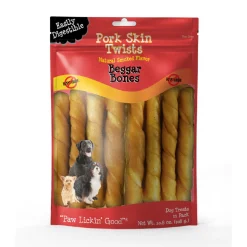 Savory Prime Beggar Bone Pork Skin Twists - 11 pk