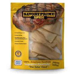Savory Prime Supreme Rawhide Chips Natural - 4 Oz
