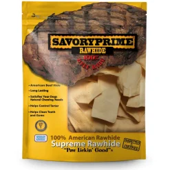 Savory Prime Supreme Rawhide Chips Chicken - 1 lb