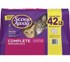 Scoop Away Complete Performance Multi-Cat Cat Litter - Scented - 42 Lbs