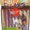 Scott Pet Nutri-Chomps Rawhide-Free Wrapped Mini Twists Assorted Chicken Peanut Butter and Milk Natural Dog Chew Treats - Mini - 12 Count