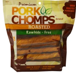 Scott Pet Pork-Chomps Rawhide-Free Roasted Pork Twists Natural Dog Chew Treats - 15 Count