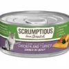 Scrumptious Cat Chicken Turkey Gravy Canned Cat Food - 2.8 Oz - Case of 12