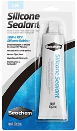 Seachem Silicone Sealant - 3 oz - Clear