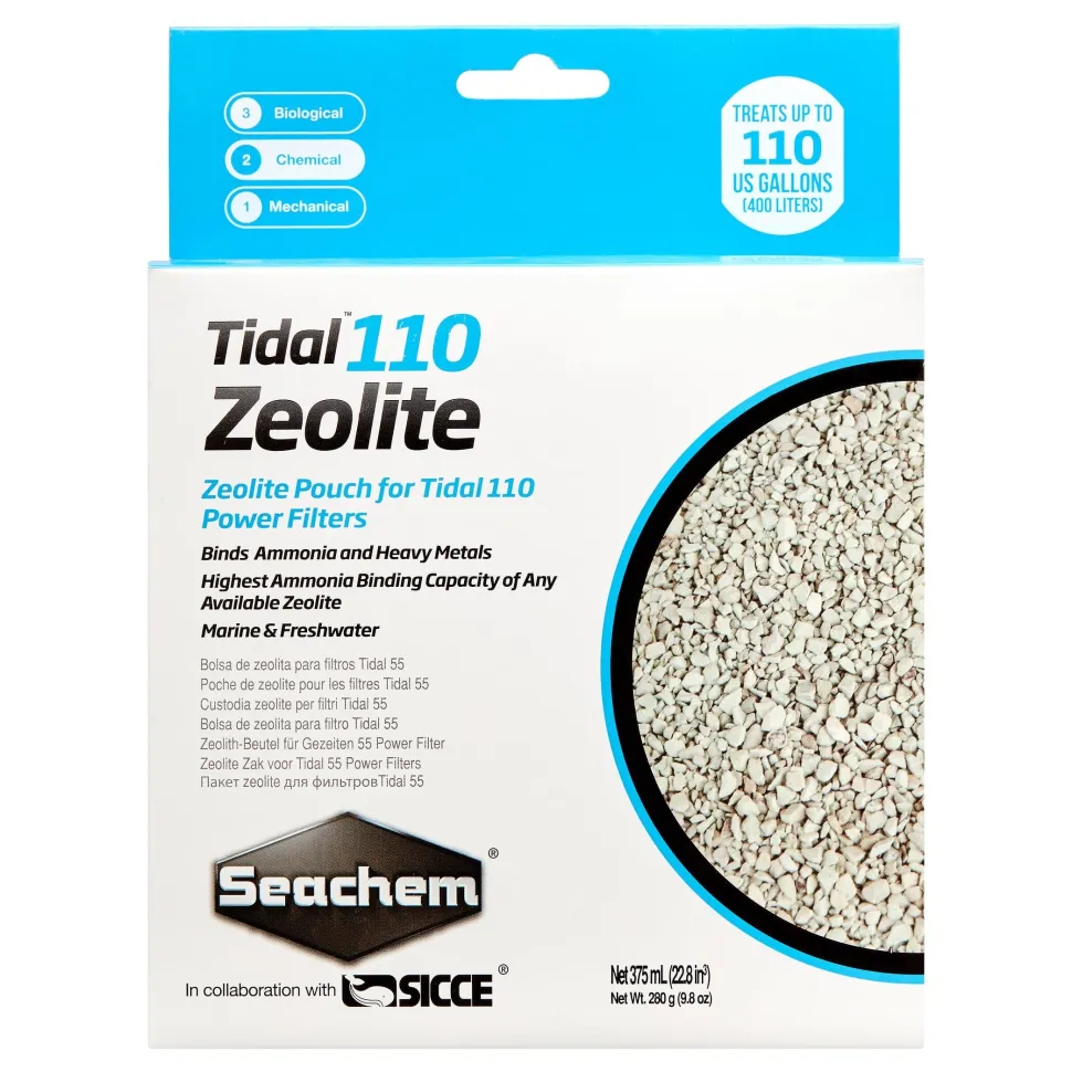 Seachem Tidal 110 Zeolite - 375 ml (Bagged)