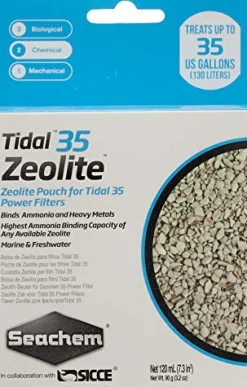 Seachem Tidal 35 Zeolite - 120 ml (Bagged)
