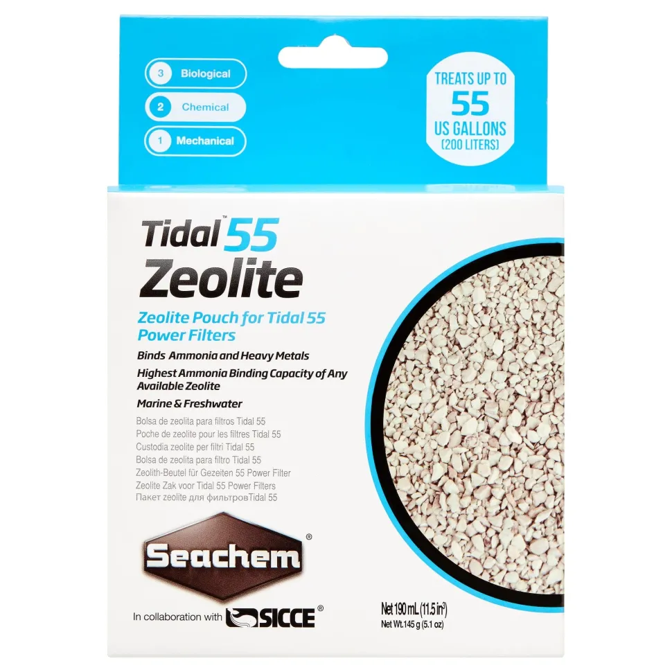 Seachem Tidal 55 Zeolite - 190 ml (Bagged)