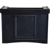Seapora Monarch Cabinet Stand - Black - 36" x 18"