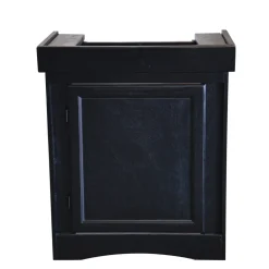 Seapora Monarch Cabinet Stand - Black - 24" x 12"