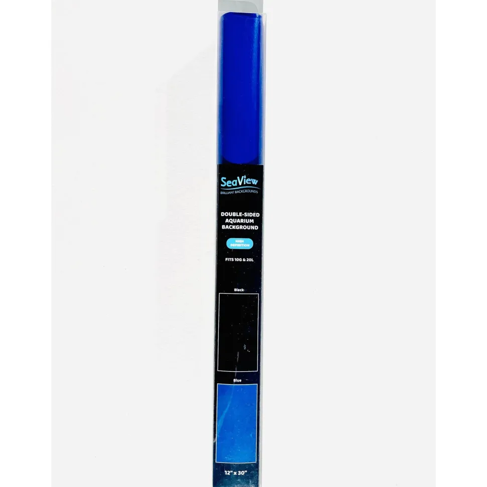 Seaview Double Sided Background Deep Sea Blue & Midnight Black - 24 in X 50 ft